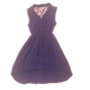 Roxy Purple Dress with lace back